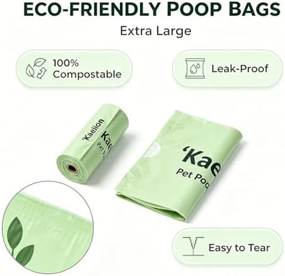 Compostable Dog Poop Bags, 270 Lavender Scented Waste Bags