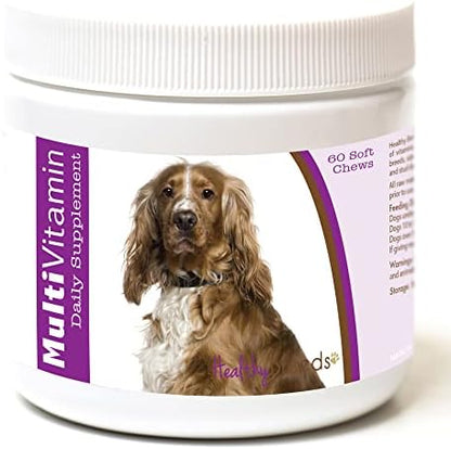 Healthy Breeds English Cocker Spaniel Multi-Vitamin Soft Chews 60 Count (1127-ecsp-001)