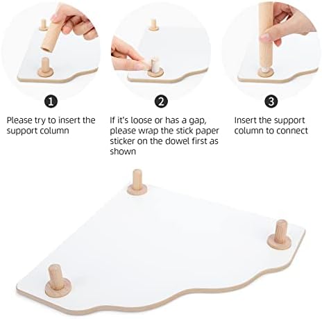 Niteangel Hamster Play Wooden Platform: Triangle - 9" L x 9" W - 6.3" H