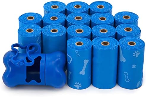 Best Pet Supplies Poop Bags for Dogs - Blue, 240 Count