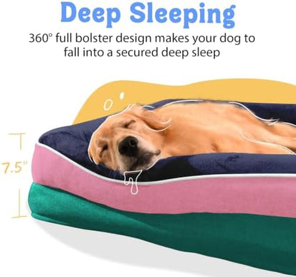 Chez Paw Waterproof Orthopedic XL Dog Bed for Large and Extra Large Dogs