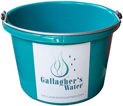 The GALLAGHER'S WATER Teal Bucket (2 Gallon)