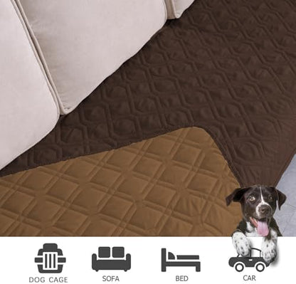 Ameritex Waterproof Dog Bed Blankets Cover for Bed Couch Sofa Reversible