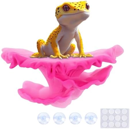 Westant Mushroom Decor for Reptile Tank, Pet-Safe (Bloom, Shelf Cap)