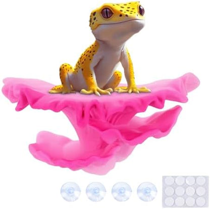 Westant Mushroom Decor for Reptile Tank, Pet-Safe (Bloom, Shelf Cap)