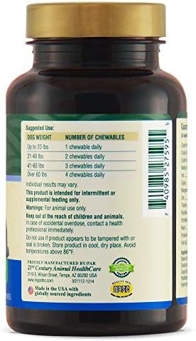 PetNC Natural Care Senior Multi Chewables for Dogs, 60 Count (Pack of 2)