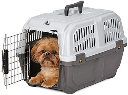 Skudo by MidWest 22-Inch Travel Carrier, Gray, Fits Pets up to 12 lbs