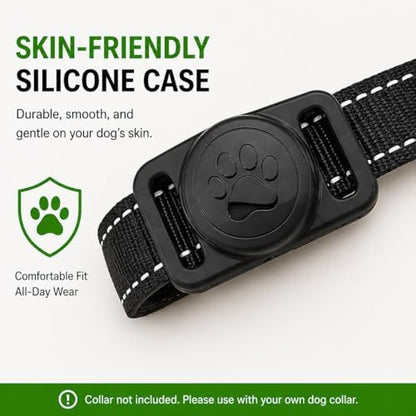 Pet Tracker for Dogs Android Only, GPS Dog Tracker Collar No Subscription – Google Find Hub Compatible Dog Tracker GPS, IP67 Waterproof with Replaceable 1-Year Battery (Network-Dependent)