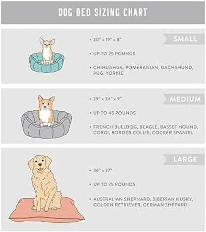Fringe Studio Pet Bed, Celestial Round Cuddler, 20 x 19 x 8 inches (203002), Small