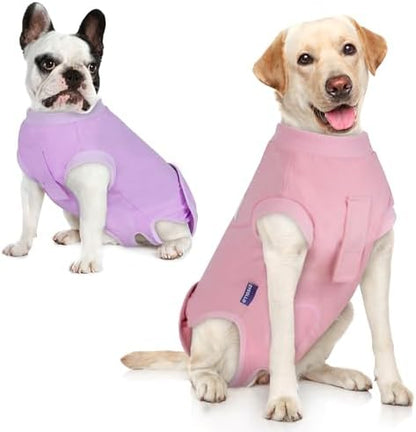 cyeollo 2pack Dog Surgery Recovery Suit Surgical Onesie for Female Dogs