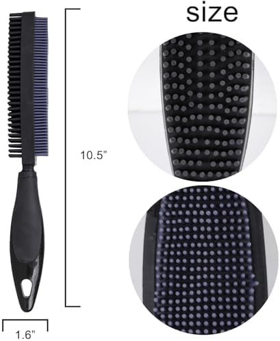 Premium Rubber Pet Hair Brush - Removes Hair from Couches & Pets' Coats B
