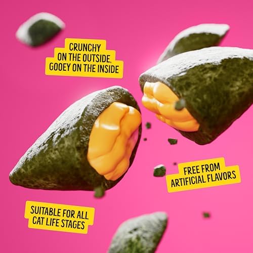 Bonkers Surprise Catnip Flavor Cat Treats, 60g Egg Case with Blind Box Cat Toy (1 of 8 Collectible Toys)