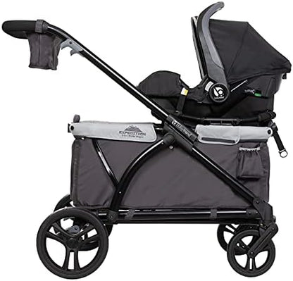 Baby Trend Expedition 2-in-1 Push/Pull Wagon with Canopy, Liberty Midnight
