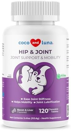 Hip & Joint for Dogs 120 Tablets - Glucosamine, MSM & Chondroitin
