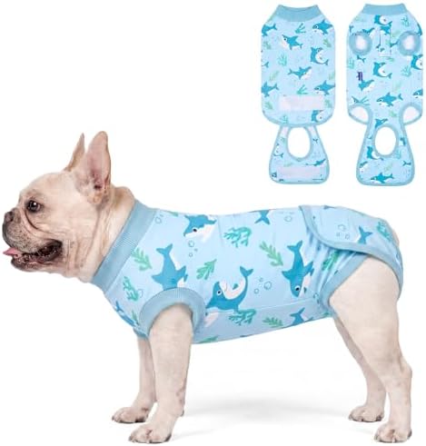cyeollo Dog Surgery Recovery Suit, Surgical Onesie for Female & Male Dogs