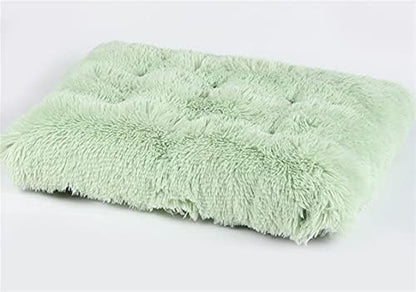Long Plush Calming Pet Bed Cuddler Pet Bed Mint XL