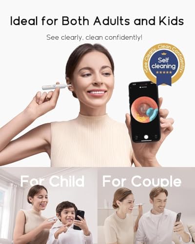 Bebird R37R Ear Wax Removal Tool Camera, Flexible Scope and Visual Tweezers