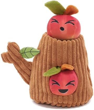 BarkBox Them Apples 3-in-1 Interactive Plush Dog Toy