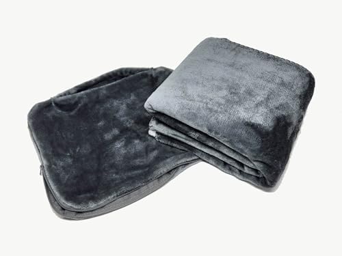 Caroline's Treasures MLM1060TBLT White Standard Poodle Soft Travel Blanket with Bag Airplane Blanket, Indoor Outdoor Camping Blanket for Traveling, Picnics, Beach Trips, Concerts