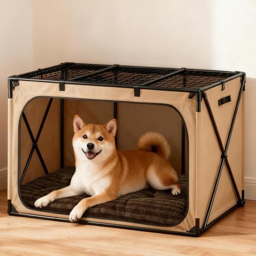 FURTIME Washable XL Dog Bed for Extra Large Dogs, Deluxe Dog Crate Beds
