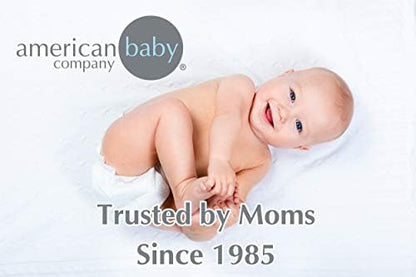 American Baby Company 100% Cotton Thermal Waffle Toddler Cot Blanket (36" x 48"), Soft, Breathable & Stretchy, Blue, for Boys and Girls, Versatile for Nap Time, Preschool and Travel