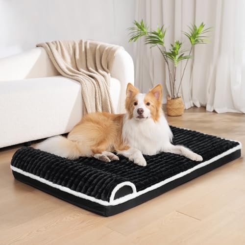 Orthopedic Medium Dog Bed Pillow Pet Sofa Bed 30''X20'' Black