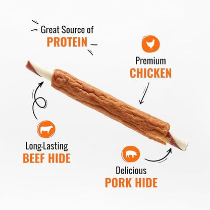 GOOD 'N' FUN Ribs Long-Lasting Dog Treat Made with Real Protein, 24 oz