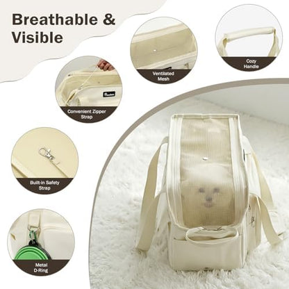 Pawaboo Dog Purse Carrier for Small,Under 9 Lbs