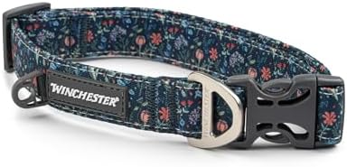 Winchester Printed Designer Dog Collar, Botanical Garden, S