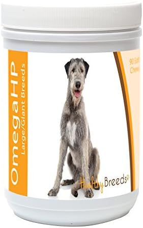 Healthy Breeds Irish Wolfhound Omega HP Fatty Acid Skin and Coat Support Soft Chews 90 Count