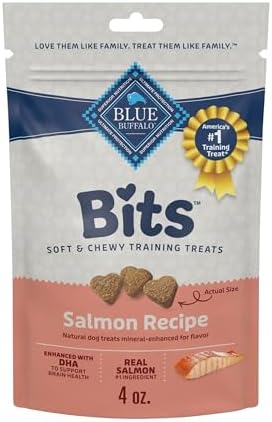 Blue Buffalo Bits Salmon Training Treats, 4 oz