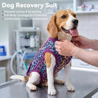 cyeollo Dog Surgery Recovery Suit, Surgical Onesie for Female & Male Dogs