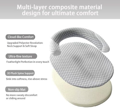 HILIMSE Summer Cooling Cat Bed with Neck Support, Breathable Washable Large Pet Sofa