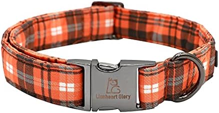 Lionheart glory Halloween Holiday Dog Collar Adjustable Soft Dog Collar with Bowtie, Pet Gift Dog Collars Bow for Small Medium Large Dogs