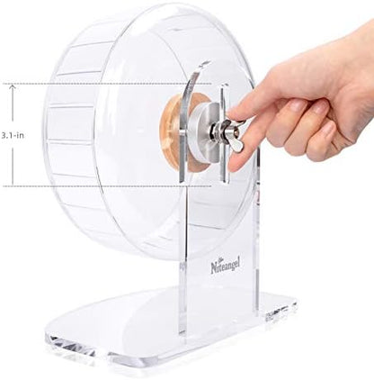 Niteangel Super-Silent Hamster Exercise Wheel: Quiet 8.2 inch Running Wheel