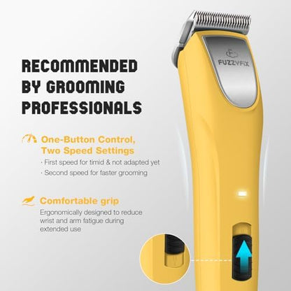 Professional Dog Grooming Clippers 2-Speed Detachable 10# Blade