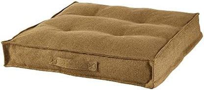 Happy Hounds Milo Square Tufted Pillow Dog Bed, Moss, Medium (32" x 32")