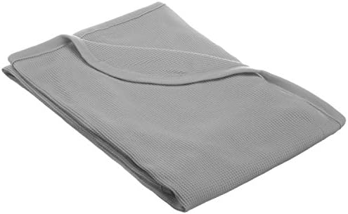 TL Care 100% Cotton Thermal Waffle Swaddle Blanket (30" x 40"), Soft, Breathable & Stretchy, Gray, for Boys and Girls, Perfect for Swaddling, Travel and Gifting