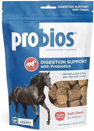 Probios Horse Probiotic Soft Chews, Apple Flavor, 1.32 lb