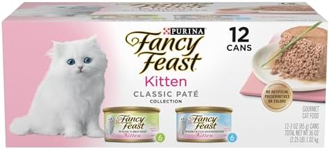 Purina Fancy Feast Kitten Tender Turkey & Ocean Whitefish Variety Pack