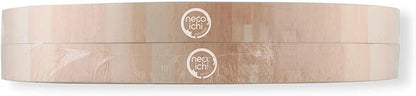 Necoichi Cat Scratcher Bowl Replacement for Indoor Cats - Cat Scratching Lounger with Reversible Usability and Extra Comfort for Lounge, Cardboard Bed Couch / (XL, Oak)