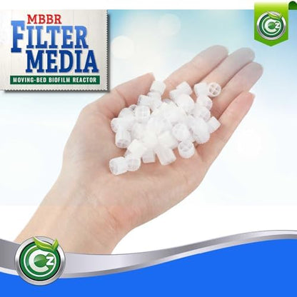 K1 Filter Media 1 Cubic Foot Premium Grade Moving Bed Biofilm Reactor Mbbr. Fresh, Virgin, Not Recycled. Perfect for Aquariums, Aquaculture, Ponds