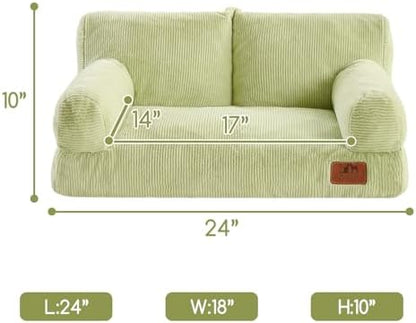 Hollypet Small Dog Large Cat Bed Puppy Couch Beds for Pets up to 25 lbs