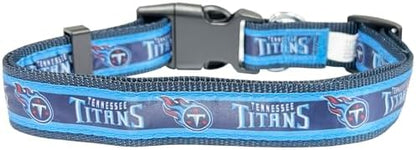 Pets First NFL Tennessee Titans Licensed PET COLLAR, Extra Large - Heavy-Duty, Strong, and Durable Dog Collar. Available in 31 Football Teams and 4 Sizes