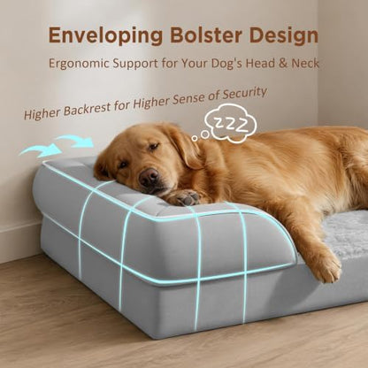 Comfort Expression Waterproof Orthopedic Dog Beds for Large Sized Dog