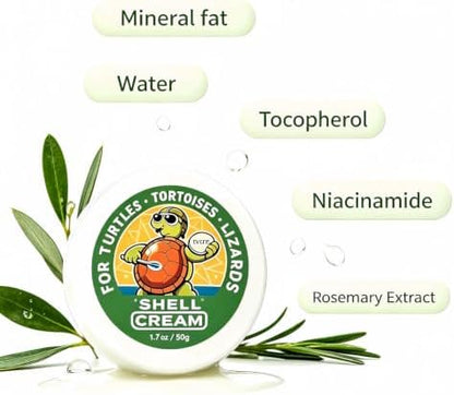 2Pcs Turtle Shell Balm, Reptile Shell Care Conditioner Moisturizer for Tortoise Lizard Reptiles, Essential Turtle Accessories, Skin Relief & Dryness Prevention for Tortoise, Lizard & All Reptiles