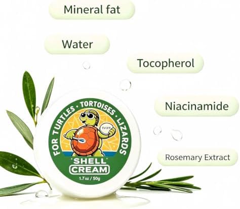 2Pcs Turtle Shell Balm, Reptile Shell Care Conditioner Moisturizer for Tortoise Lizard Reptiles, Essential Turtle Accessories, Skin Relief & Dryness Prevention for Tortoise, Lizard & All Reptiles