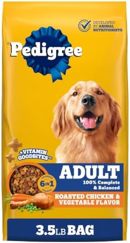 Pedigree Complete Nutrition Dry Dog Food, Chicken & Vegetable, 3.5 lb
