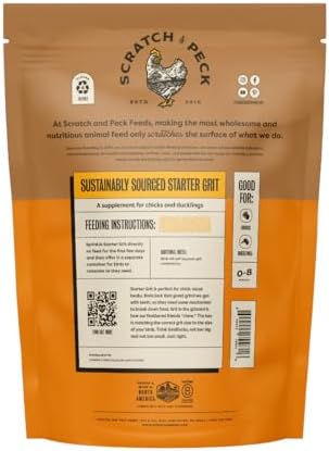 Scratch and Peck Feeds | Starter Grit for Chickens & Ducks | 7 lb Pouch