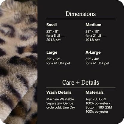 UnHide Floof Pet Bed, Extra Soft Dog Bed with Removable Faux Fur Cover